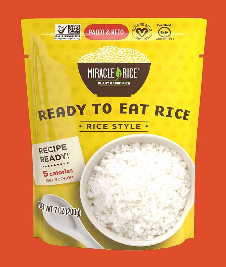a bag of Miracle Shirataki Rice