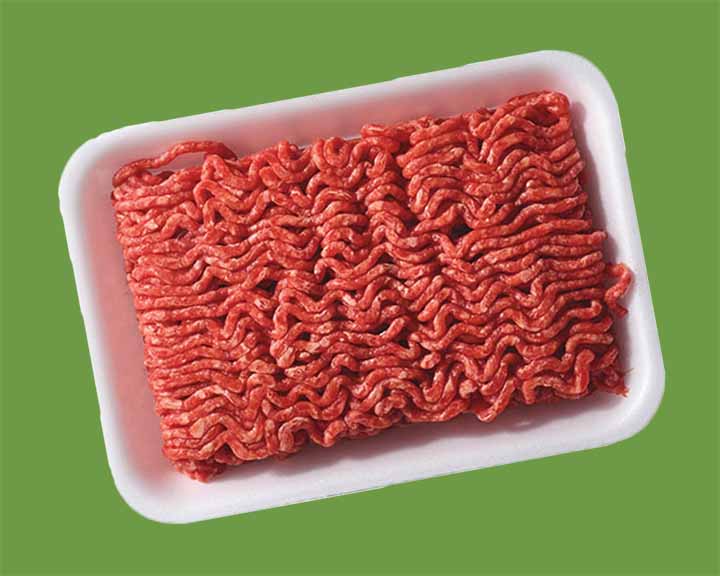 a package of ground beef