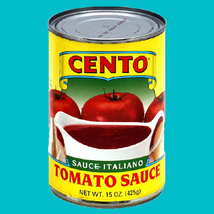 a can of tomato sauce