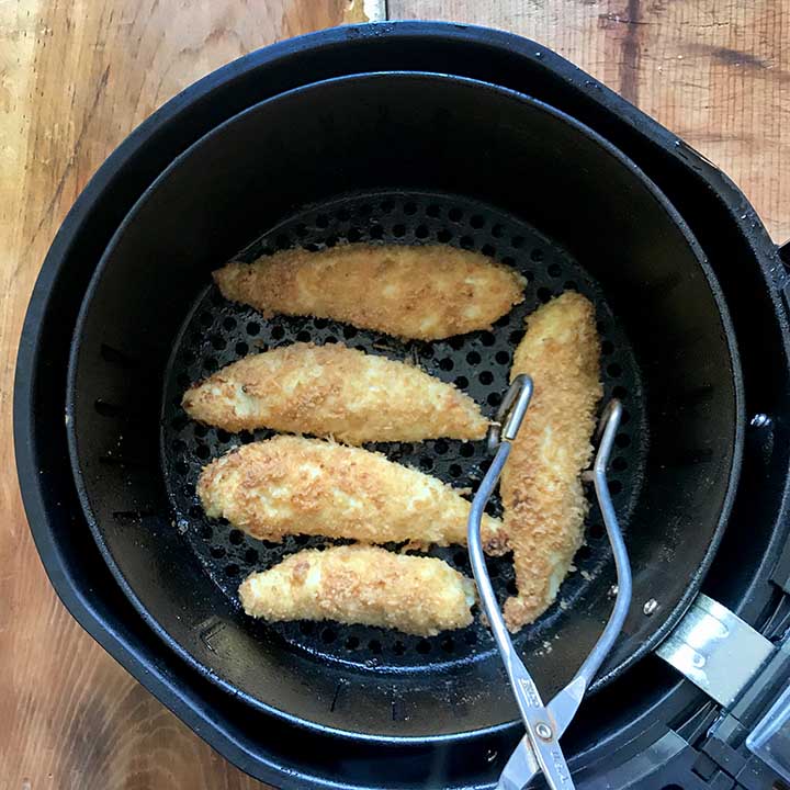 an air fryer basket