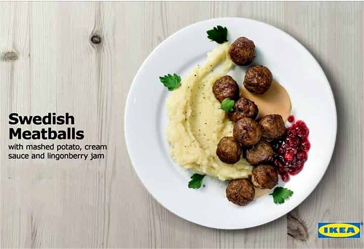 an IKEA Swedish Meatball Meal