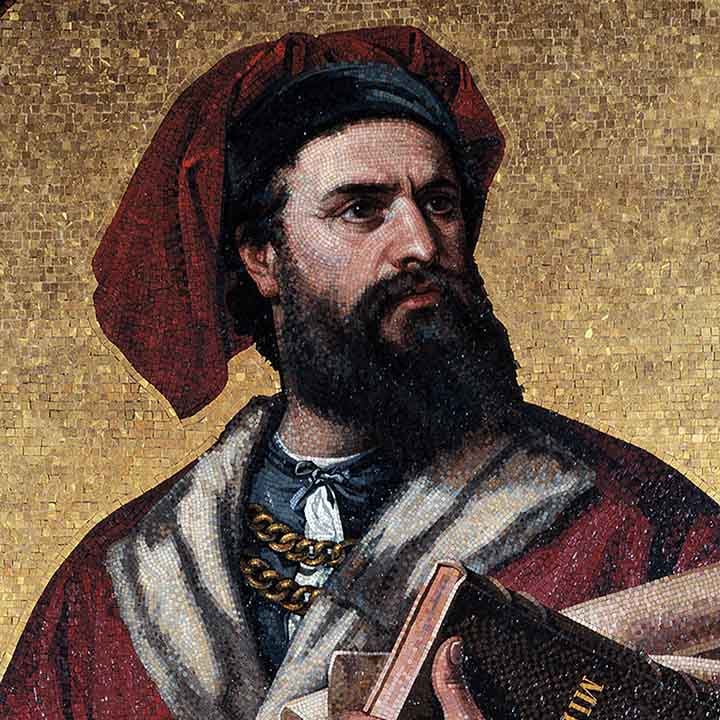 a portrait of Marco Polo