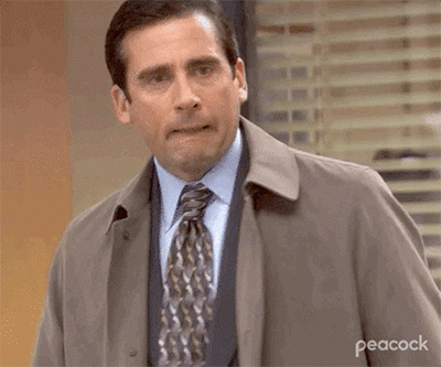 a gif of Michael from the Office saying fly away and be free