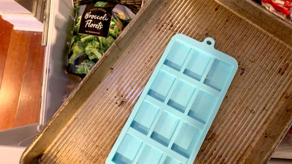 Make space in the freezer