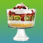 footed trifle bowl