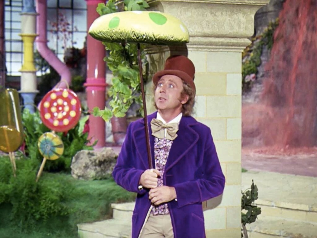 a wistful WIlly Wonka