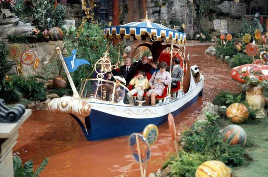 the Chocolate River in Willy Wonka and the Chocolate Factory
