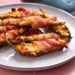 a plate of Air Fried Jalapeño Poppers.